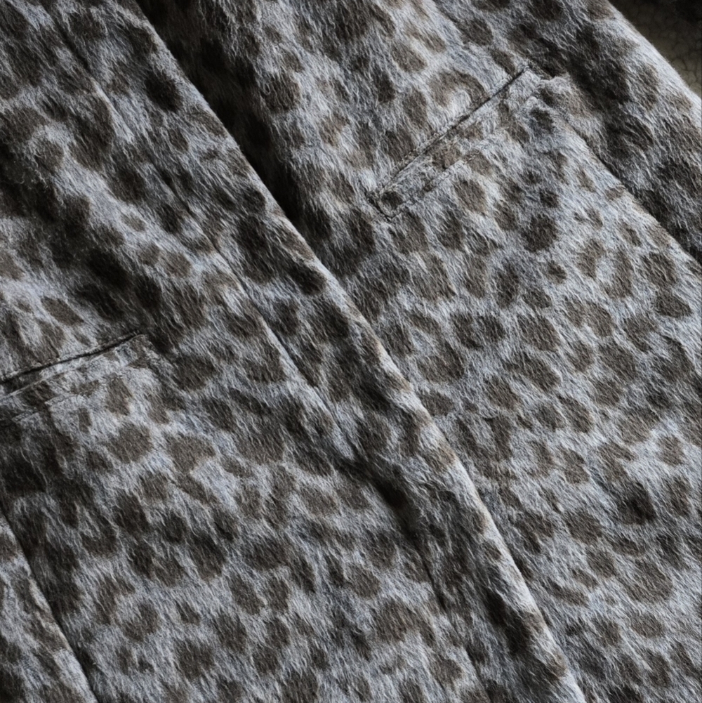 Old Navy Women Peacoat Gray Animal Print Size XS - Picture 8 of 15